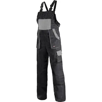 montérky Kalhoty ROBIN lacl černo-šedé