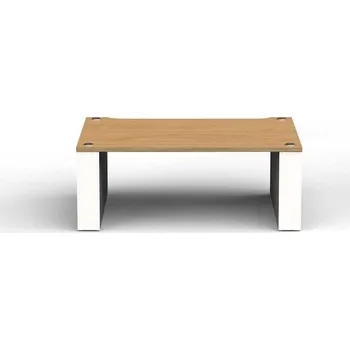 Televizní stolek Blok Stax 2G bílá police 220 dub