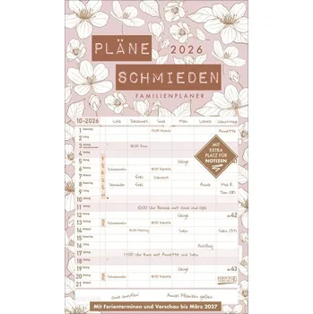 Premium Familienplaner Pläne schmieden 2026 - Korsch Verlag