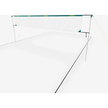 Volejbal KIPSTA Sada na rekreační beach volejbal (síť a sloupky) BV 500 (6 m) modrá MODRÁ|TYRKYSOVÁ|ŽLUTÁ