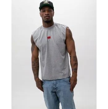 Pánské tílko Pánské bavlněné tílko Tank Top TRIČKO bez rukávů šedé Jigga XL