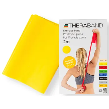 Thera-Band Posilovací guma slabá žlutá 2 m