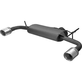 Výfuková trubka ULTER SPORT Sportovní výfuk MITSUBISHI Lancer VIII 2007-2012,2x duplex koncovka kulatá 100mm Vyberte motor: 1,8i 105kW SEDAN_2