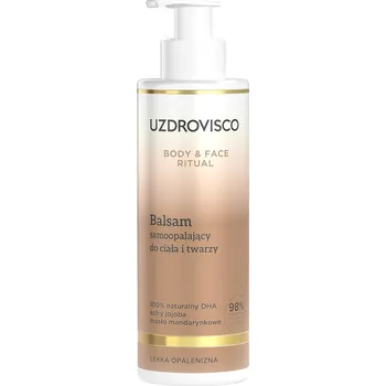 Tělový krém UZDROVISCO Body &amp; Face Ritual samoopalovací krém 200ml