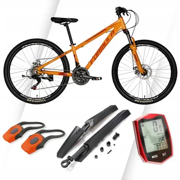 Horské kolo Horské kolo MTB Formula MOTION DD s volnoběžkou, rám 16 palců, kola 26", oranžové