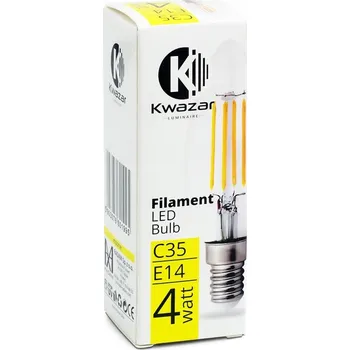 Žárovka LED žárovka E14 Filament 4W Edison C35 SVÍČKA