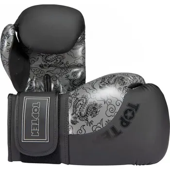 Boxerské rukavice Top Ten boxerské rukavice „Dragon“ - černá/šedá, 22197-91 14