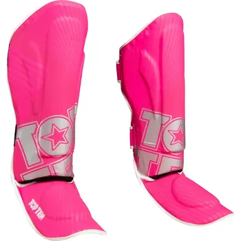 Chránič holeně pro bojový sport Chrániče holení Top Ten "Vectory"- růžová, 321941-700 L