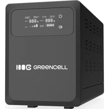Záložní zdroj GreenCell Green Cell záložní zdroj 1500VA (1000W) LCD Záložní zdroj Green Cell UPS s LCD displejem zajišťuje spolehlivou ochranu elektroniky při výpadcích proudu. Vhodný pro domácnosti, kanceláře i n