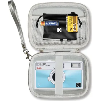 Analogový fotoaparát Kodak EKTAR H35N Half Frame Film Camera Start Set Blue + Do Not X-Ray Card