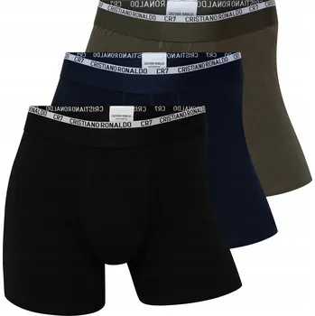 Boxerky Pánské boxerky CR7 Basic Trunk 3 páry 2760 multicolour M