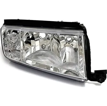 Přední světlomet Škoda Fabia-Přední světlo H7+H3 DPA chrom pravé