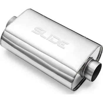 Výfuková trubka Centrální tlumič výfuku SLIDE vstup 57mm, délka 350mm_2