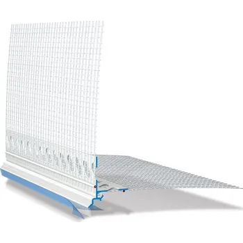 Stavební profil Zakončovací profil s transparentní okapnicí, 2,0m