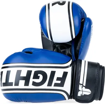Boxerské rukavice Fighter Sports Gear Fighter Basic Stripe modré
