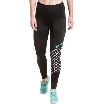 Dámské legíny Dámské legíny Meatfly Arabel černá/barevné puntíky XL