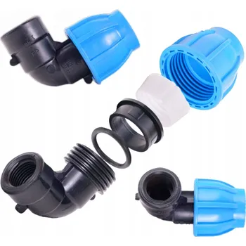 Vodovodní potrubí KOLANO 25 x 1'' GW PP 16 BAR DO RUR PE DO VODY