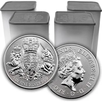 Stříbrná investiční mince Royal Arms 1 Oz 2022 (Odběr 100 Ks a více)