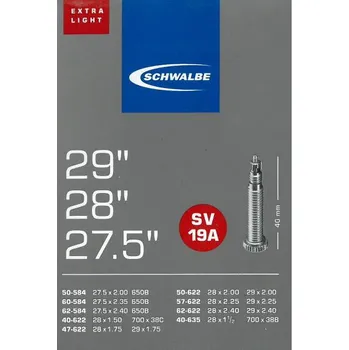 Schwalbe Extra Light 10430943 27,5"-29"…