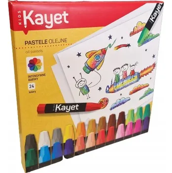 Pastelka Olejové Pastelky Kayet 24 ks