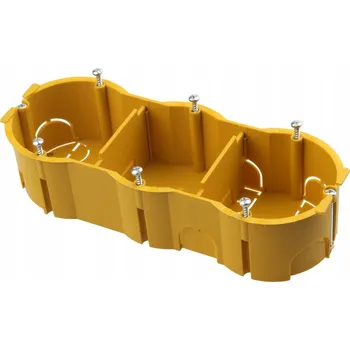 Elektroinstalační krabice Zapuštěná krabice trojitá 6 MOD M45