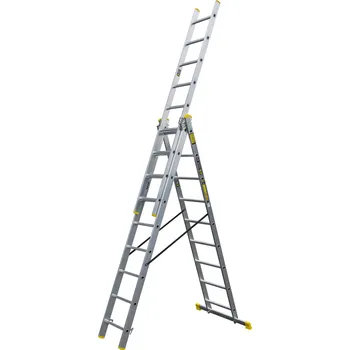 Žebřík Žebřík Bayersystem 3x9 třídílný AL BS-DW 3x