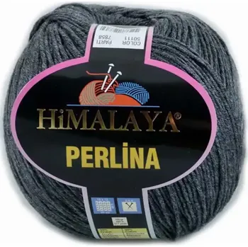 Příze Himalaya Perlina 60111 Tmavě šedá (Příze Perlina 60111 Tmavě šedá)