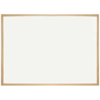 Kancelářský nábytek Bílá psací tabule, nemagnetická, s dřevěným rámem