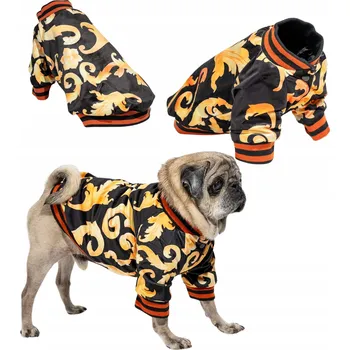 Obleček pro psa Sametová bomber mikina pro psa PAWSACE XL