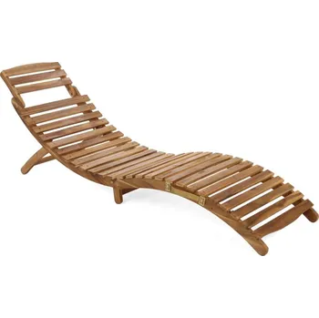 Zahradní lehátko Dřevěné zahradní lehátko LUX akácie