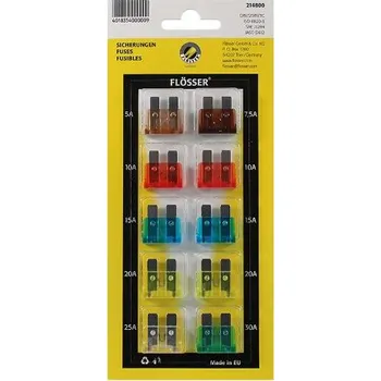 Sada pojistek FLOSSER 246151001 standard (10 kusů) (RMS.246151001)