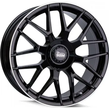 Auto-moto MAM Alu Kola Mam Gt1 8.5x19 5x100 ET45 Black Lip Polish 66.6