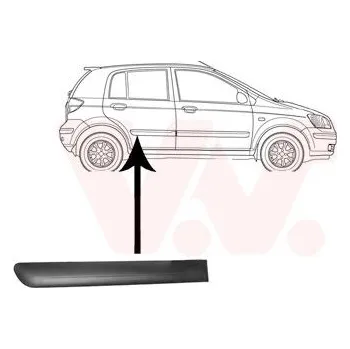 Lišta karosérie Ozdobná / ochranná lišta, dveře AGB 40440042