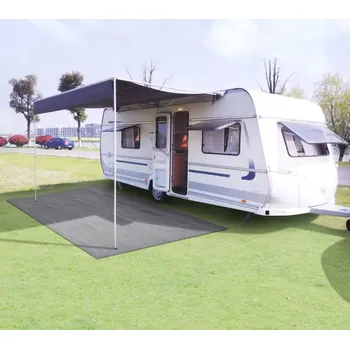 Prostěradlo Podlážka do stanu, 250 x 550 cm, světle šedá