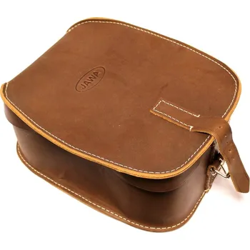 brašna na kolo Brašna na nosič Pérák - HORNÍ - tmavě hnědá s logem