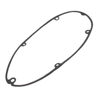 Těsnění pro motocykl Těsnění víka spojky JAWA 350, KÝVAČKA, PANELKA, SPORTKA, CALIFORNIAN s větším vybráním pro mazací kolínko - ŠEDÝ těsnící papír