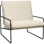 Ferm Living Křeslo Desert 1-Seater, black/off-white