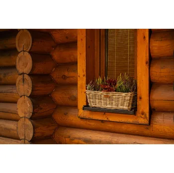 Truhlík Vingo Ratanový truhlík šedý