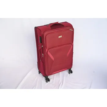 COCODIVO Cestovní kufr 2021 TEXTILNÍ s expandérem velký bordó červená VELKY
