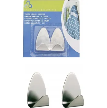 Věšák Háček bez vrtání Style Home stříbrný, šedý