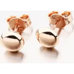 Dámské náušnice růžové zlato 585 v růžovém 12-597