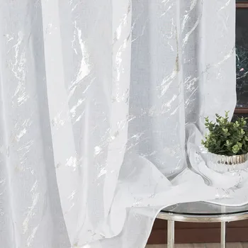 Záclona Elegantní záclona Šedé Záclony Silverstone (SM)