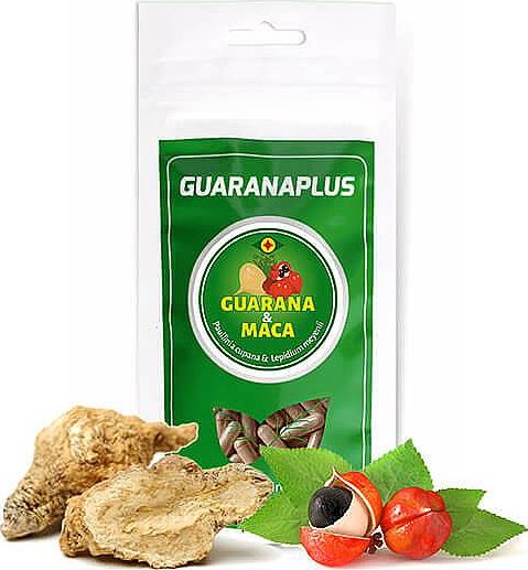 GUARANAPLUS Guarana + Maca, 100 kapslí