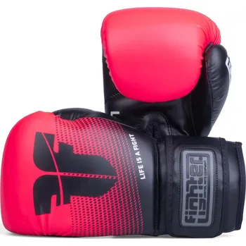 Boxerské rukavice Boxerské rukavice Fighter Training PU - černá/růžová, FBG-TRP-003 12