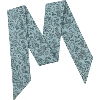 Kravata Bubibubi Modrošedá dámská mašle Mateo