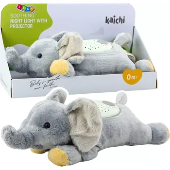 Dětské zboží Splyšový slon s projektorem a zvukem