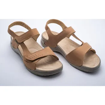 Dámská zdravotní obuv Medistyle Zdravotní dámský sandál VĚRA-béžový Barva: černá, Velikost: 42