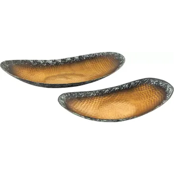 2SET mísa ORIENT 35/45 CM zlatá s patinou