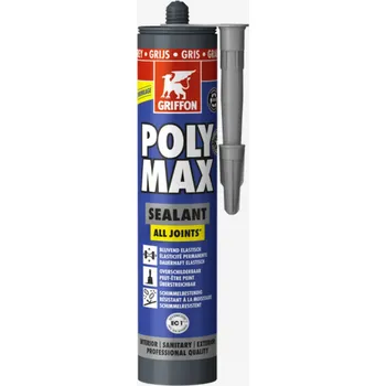 Stavebniny Griffon POLY MAX Sealant - Multifunkční tmel 280ml - šedý
