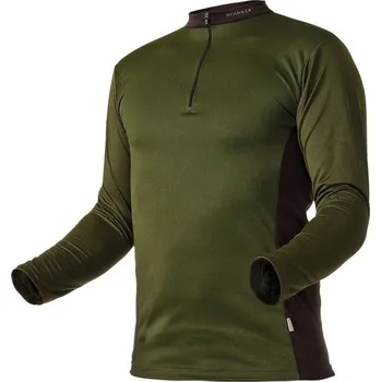 Thermo tričko PFANNER ZIPP-NECK SHIRT - zelená L